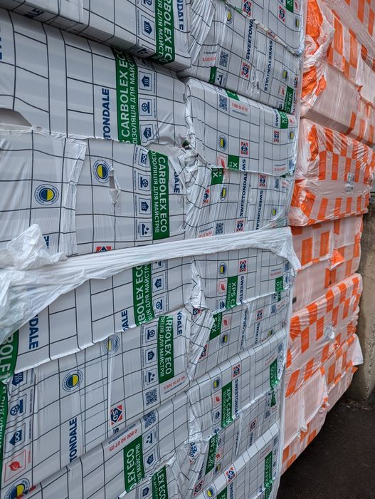 Екструдований пінополістирол. Пінопласт .XPS carbolex. PNP.EPS 150. Те