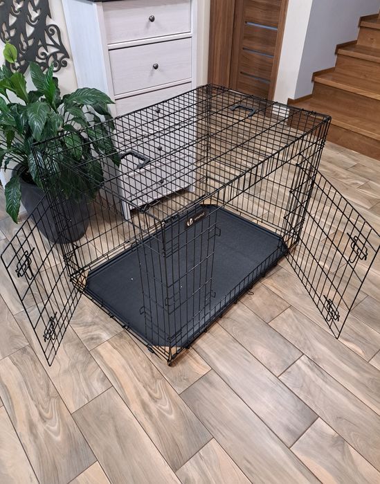 Przenośna składana klatka XL z Pokrowcem