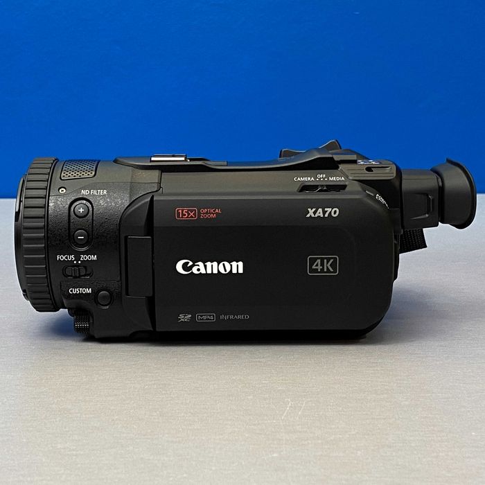 Canon XA70 | 4K | 15x Optical Zoom | NOVA | 3 ANOS DE GARANTIA