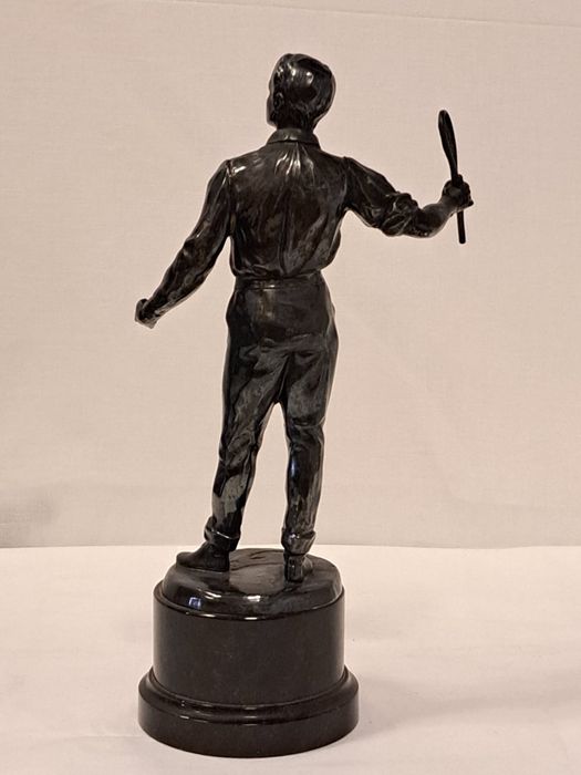 Estatueta de tenista antiga