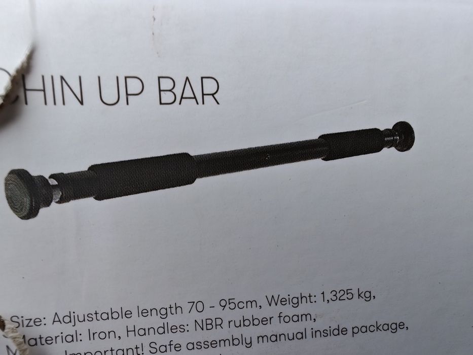 Drążek treningowy rozporowy nowy 70-95, max 100 kg