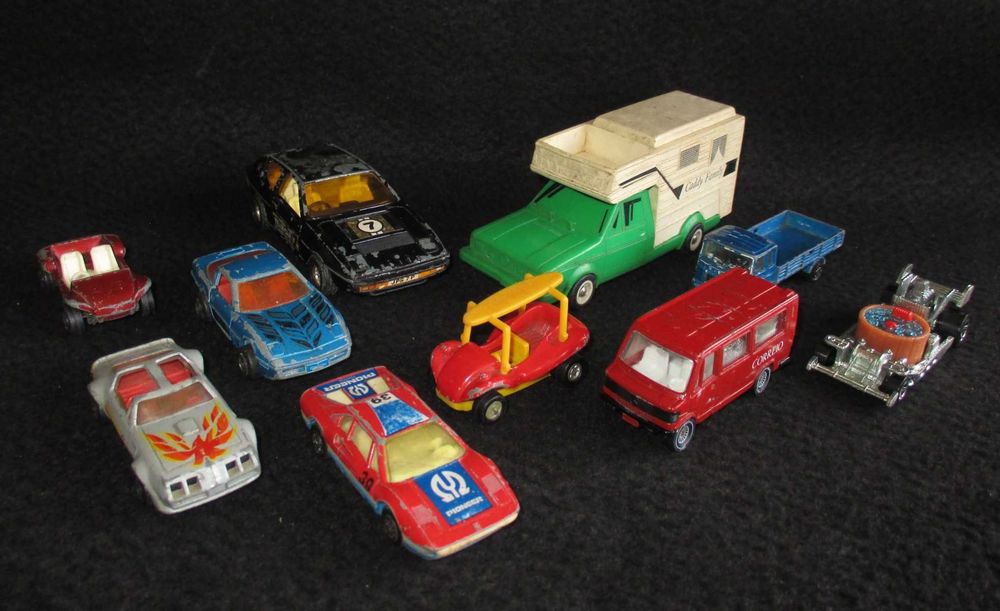 Conjunto de Carrinhos Miniatura Vintage Corgi Majorette Matchbox Poliguri