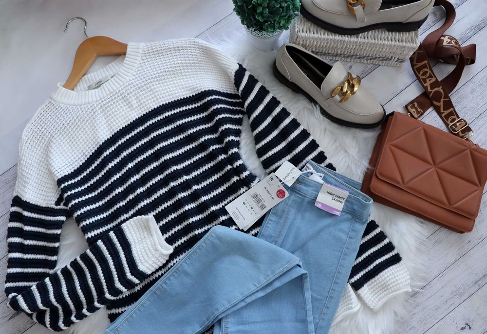 Zestaw ubrań damskich – (Mango, Zara, Esprit, Sinsay, Bershka) r. 38