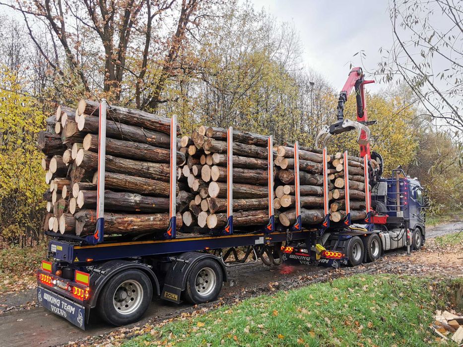 Drewno Opałowe Kominkowe Buk Grab Sezonowany Transport