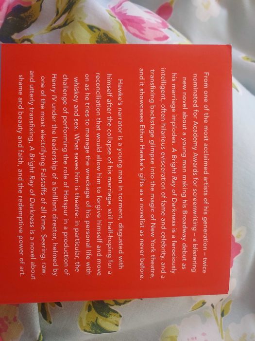 Livro "A bright ray of darkness" de Ethan Hawke