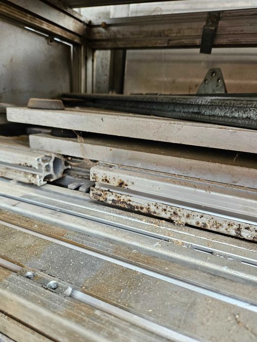 Stół warsztatowy aluminiowy na kółkach