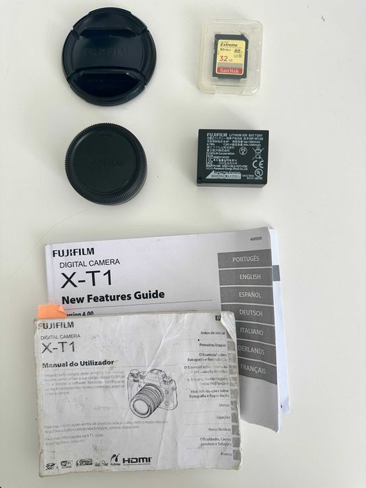 Máquina fotográfica Fujifilm X-T1 + XF 18-135mm | Kit completo + acessórios