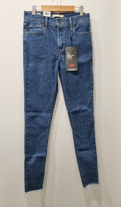 Dzinsy jeansy Levi's Premium 720 High Rise Super Skinny roz. 28×32