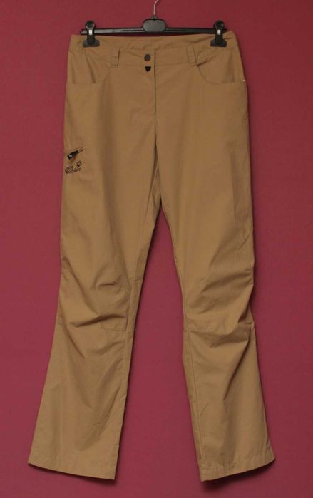 Jack Wolfskin 38 M-L брюки  из полиестера и хлопка треккинговые