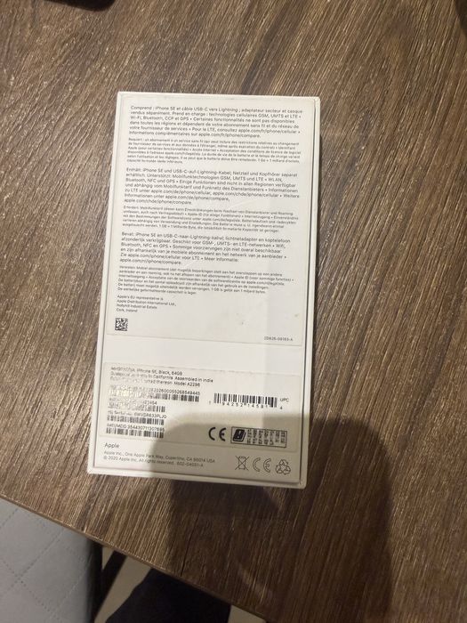 Iphone se black 64 gb