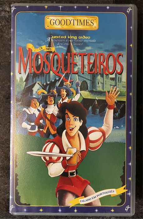 Lote de 5 cassetes VHS desenhos animados