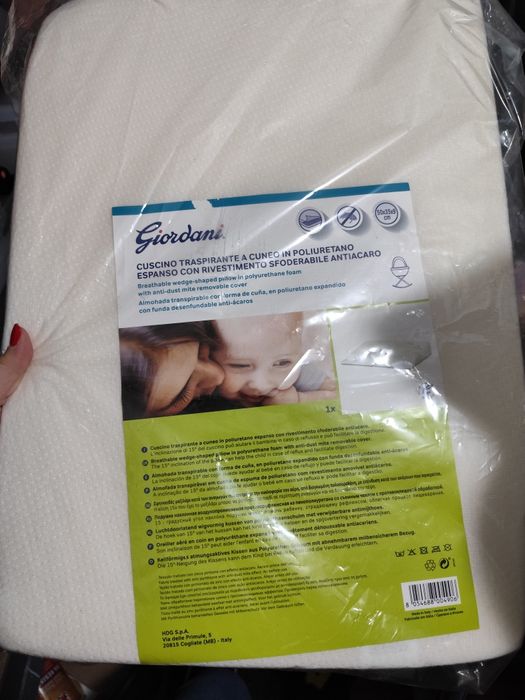 Almofada berço, cama de grades e alcofa