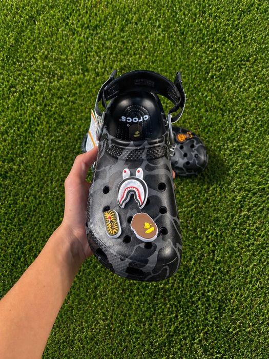 Crocs  x Варе тапочки,крокси бейп,тапки,crocs а bathing ape