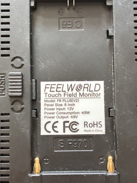 Feelworld F6 PLUS V2 | 6" | Monitor Podglądowy HDMI