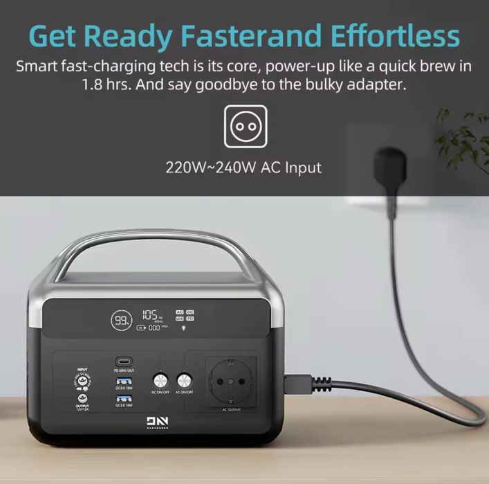 DaranEner NEOZ Estação portátil Nova - 300W 179.2Wh LiFePO4