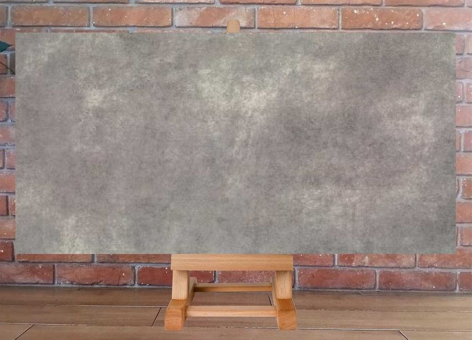 Ciemnoszara płytka wielki format 60x120 salon tanie płytki GRES matowy