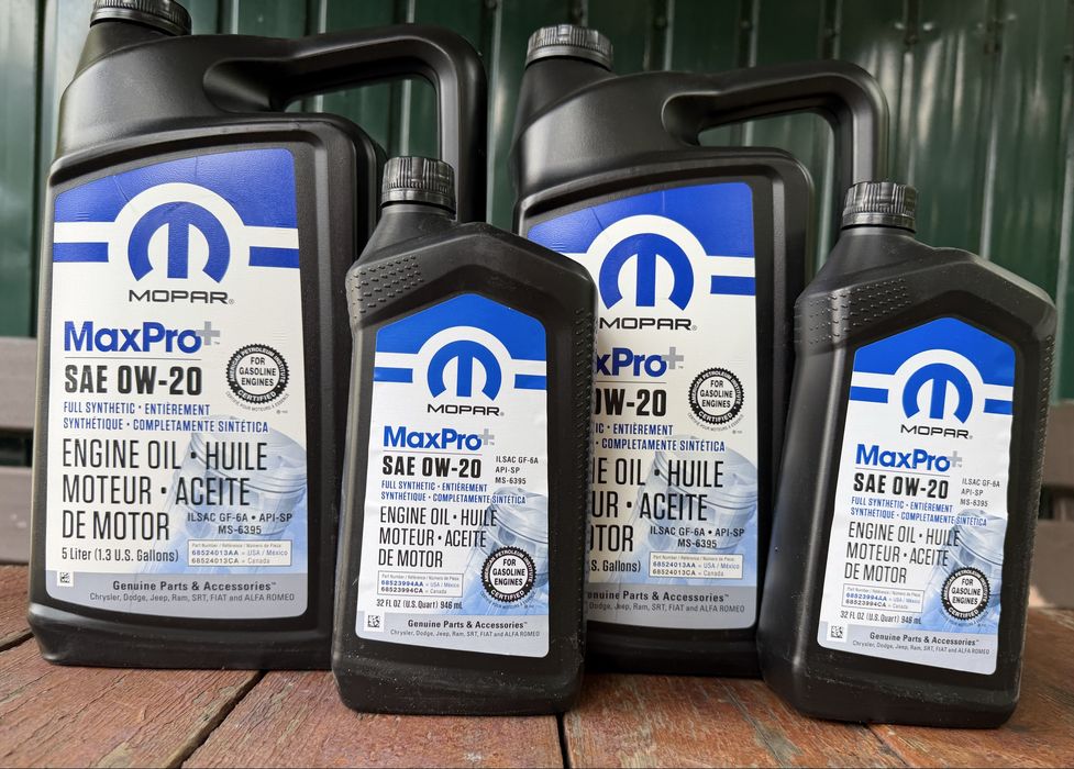 Масло Mopar 5w20, 5w30, 0w20, 75w85, ATF, олива