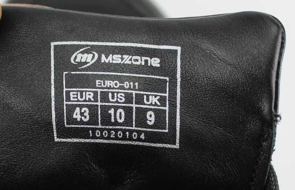 Sapato/sapatilha MTB, pele genuína e camurça artificial, pretos, nº 43