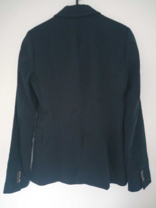 Zara Basic damski żakiet granatowy marynarka r 34