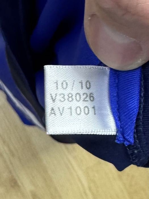 Adidas Climalite футболка L размер спортивная синя с лого