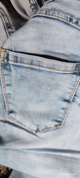 Spodnie jeansy rurki 36