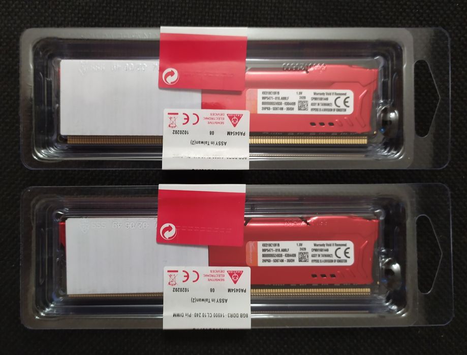 DDR3 8GB 1866Mhz новая hyperx fury для intel и amd
