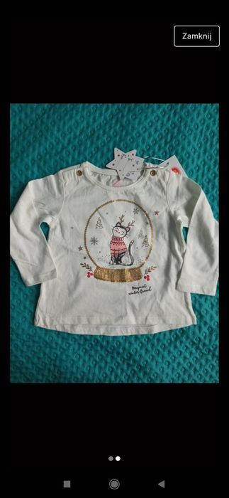Cool Club nowa świąteczna bluzka 86
