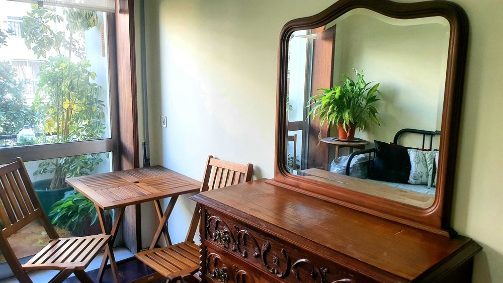 Quarto para estudante com casa de banho privativa