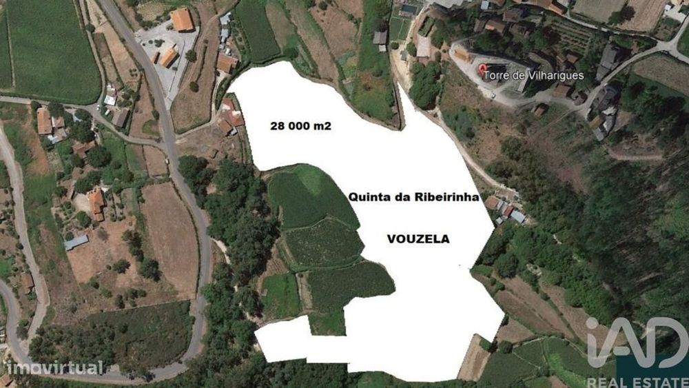 Terreno em Vouzela e Paços de Vilharigues de 26750,00 m2