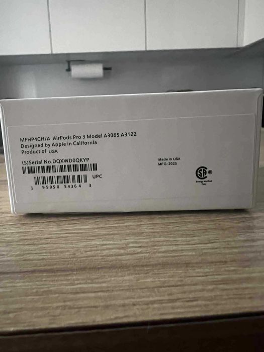 Słuchawki Airpods pro 3