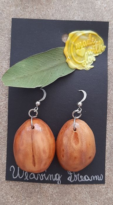 Brincos Eco Chic Abacate - Novos