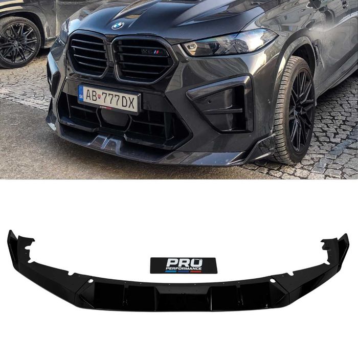 Накладка на передній бампер Bmw X5 G05 F95 LCI  V2 22+