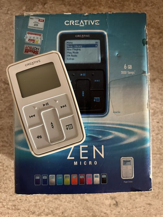 Leitor MP3 Creative Zen Micro ( vintage)