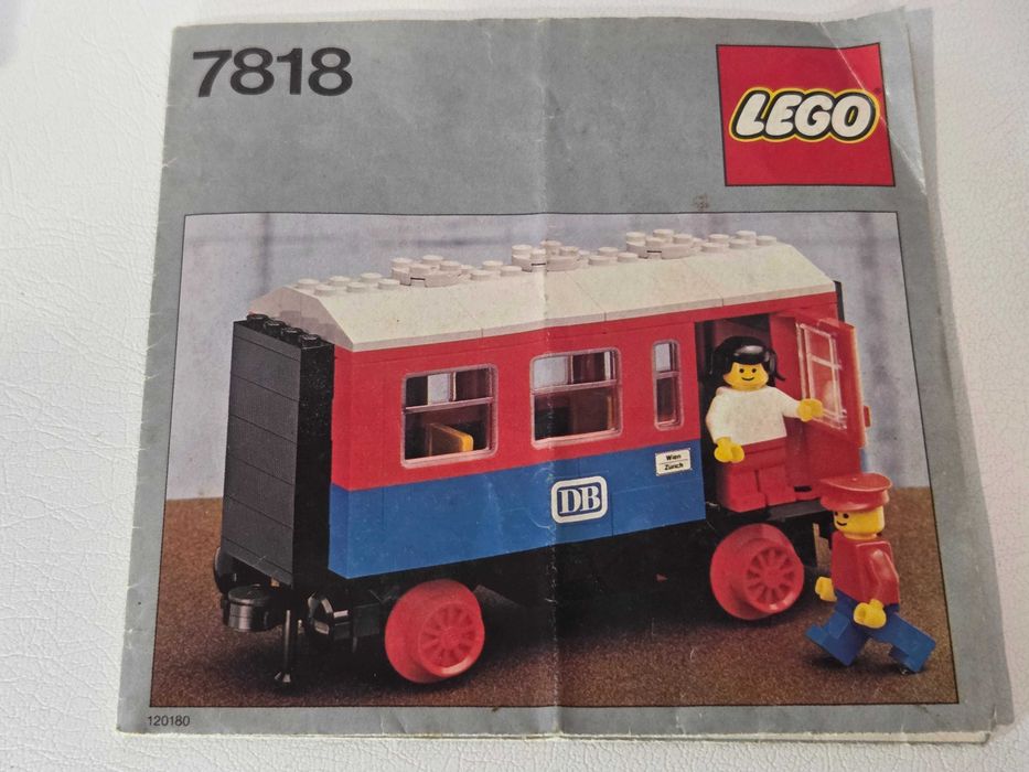 Lego 7818 Passenger Carriage Wagon Pasażerski Pociag City Town