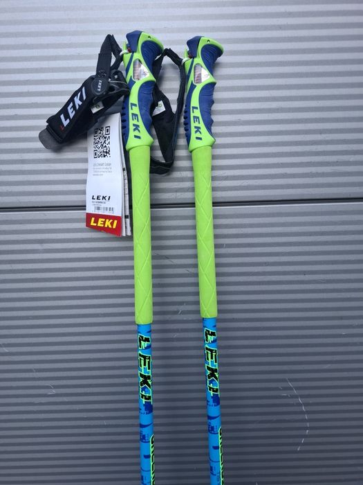Kije skiturowe narciarskie LEKI Greenbird z Trigger S uchwyt w zestawie długości nowe