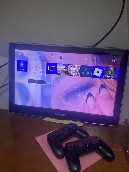 playstation 4 em otimas condiçoes e sem problemas