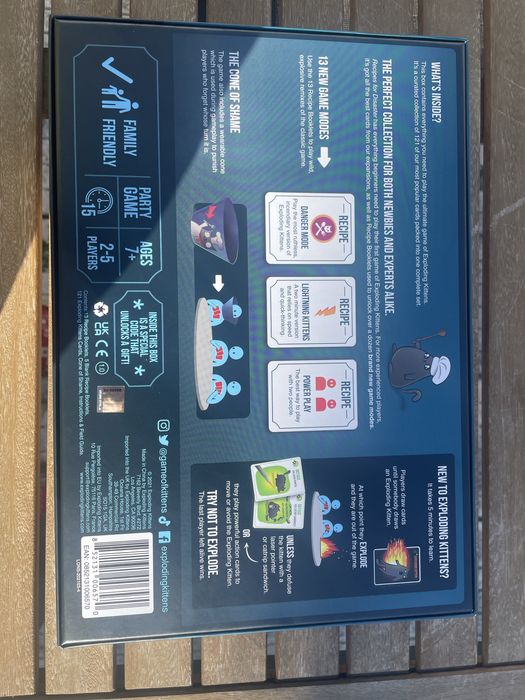 Exploding kittens- recipes for disaster