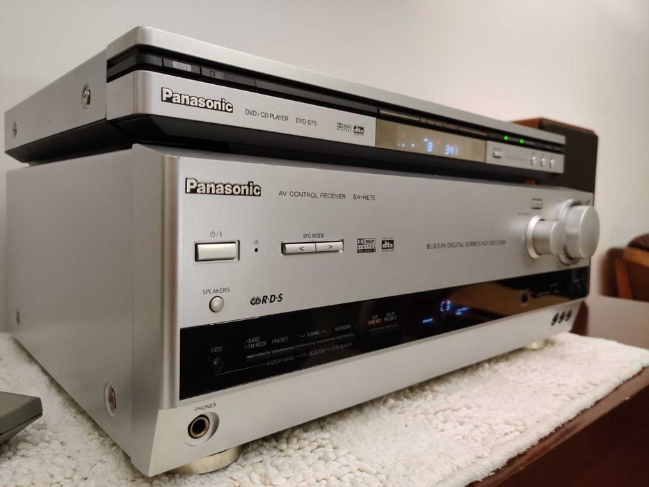 Panasonic SA-HE75 oraz DVD-S75 zestaw kina domowego