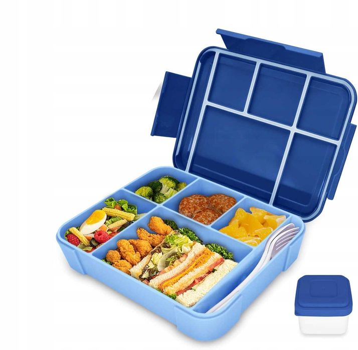 IJIAMY Lunchbox Bento dla Dzieci 5 Przegród Szczelny BPA Free