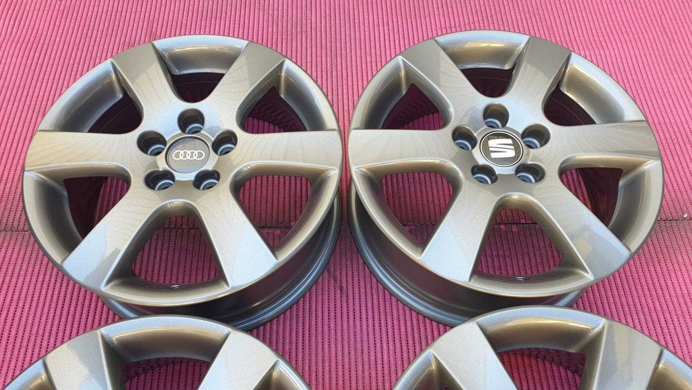 3789-Jantes 15 5x100 Originais VW Polo, tbm para Seat, etc