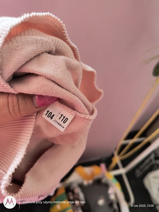 Różowa bluza z pieskiem 98 92 86 długi rękaw jak nowa