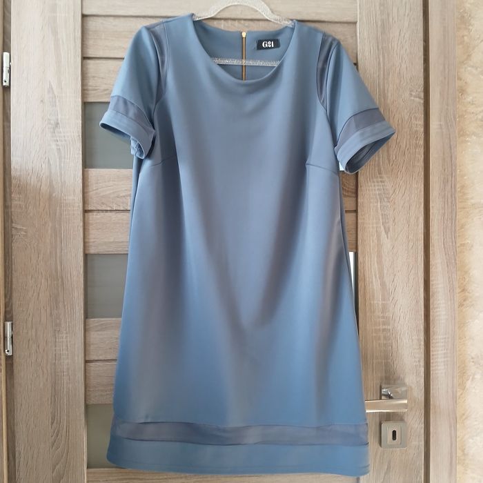 Sukienka   niebieska  xl