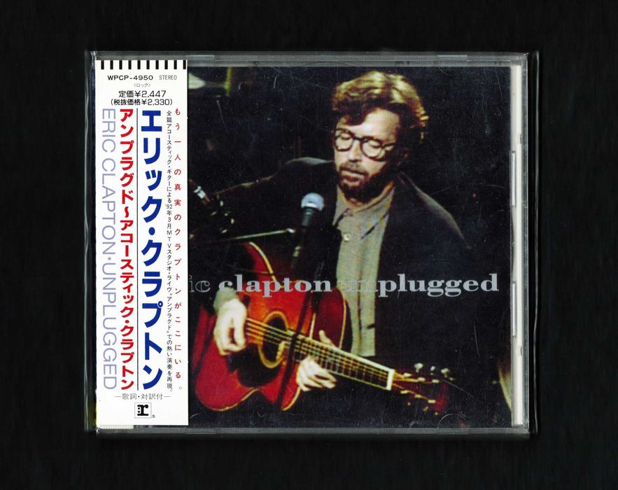 japońskie wydanie CD Eric Clapton Unplugged