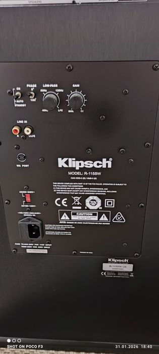 Kino Domowego 7.1 (Dolby Atmos) Klipsch Reference, Denon AVR-X1