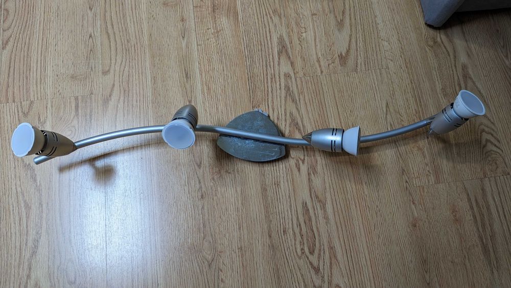 lampa sufitowa na 4 żarówki GU10, 77cm