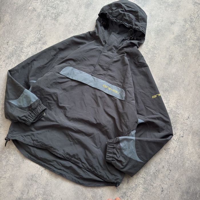 Анорак вітровка animal oversized rap jacket 00s ecko unltd fubu