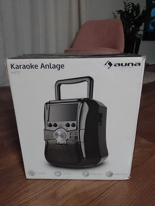 Zestaw karaoke Auna Stage Hero czarny