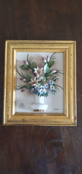 Quadros em porcelana Capidimonte