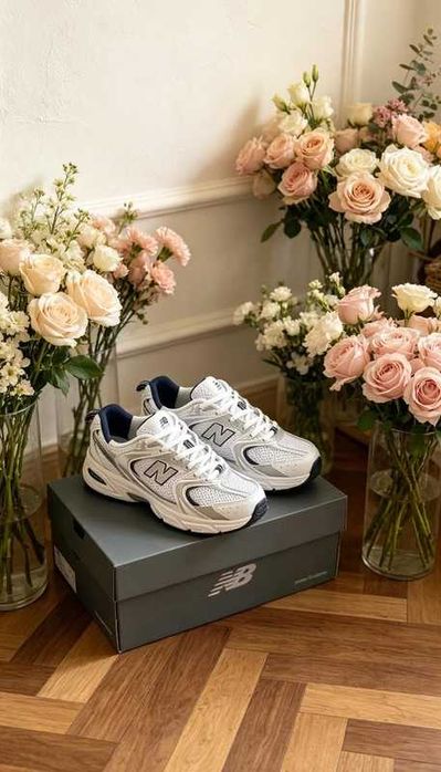 New Balance 530 White Silver Navy R.41.5
