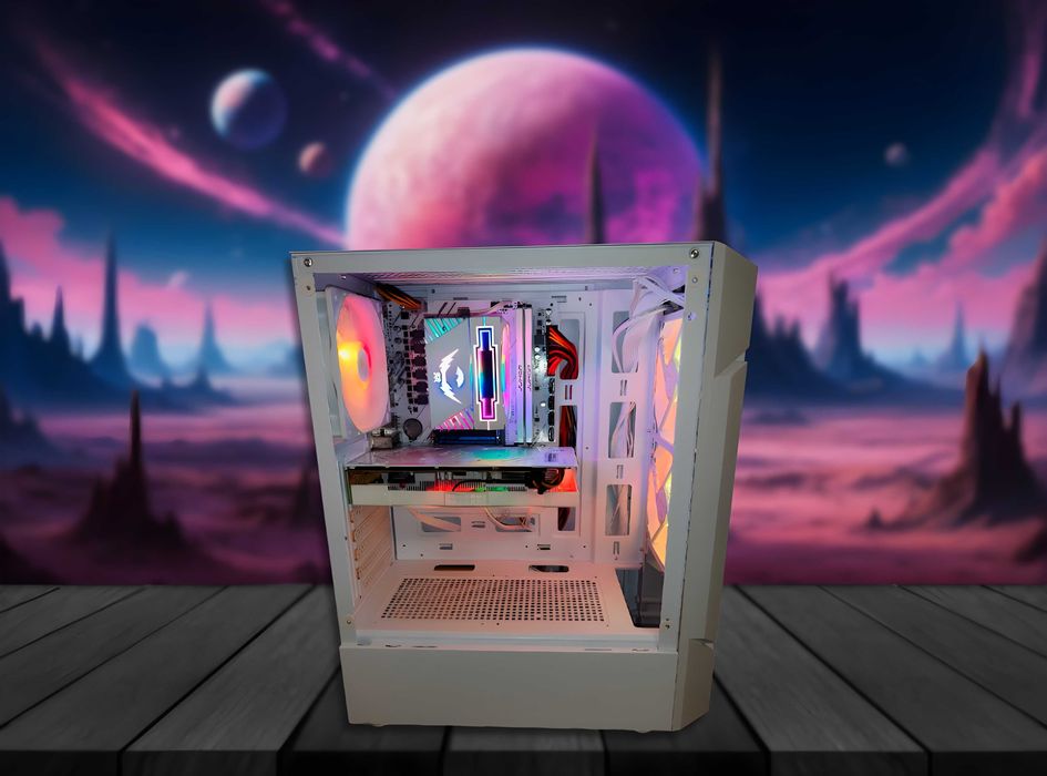 Ігровий комп'ютер (ПК) з AMD RX 6600 + AMD Ryzen 5 + 32 ГБ ОЗУ